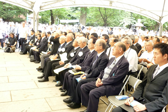 画像：「第二十六回戦歿者追悼中央国民集会」共催