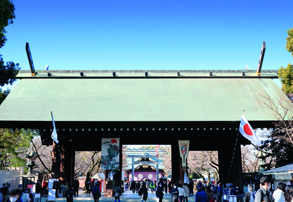 画像：1・2月靖國神社初詣風景